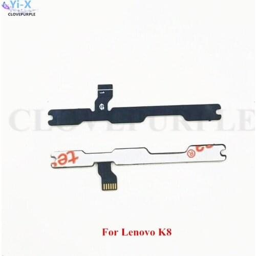 10PCS/Lot Power Volume Key ON/OFF Button Switch Flex Cable Ribbon Repair Parts for Lenovo K8