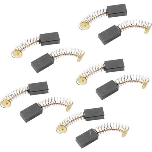 10pcs/lot New Mini Carbon Motor Brushes Replacement For Generic Electric Motor Mayitr Power Tool Accessories 14mm*8mm*5mm