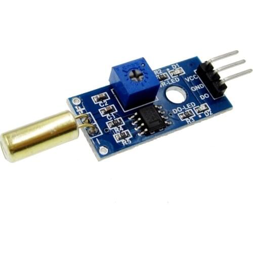 10PCS Golden SW520D SW-520D Angle sensor module Ball switch Tilt sensor module