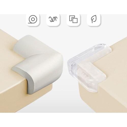 10pcs Thickened Table Edge Protector Right Angle Anti Collision Baby Protection Table Tea Table Bed Baby Head Protector Stickers
