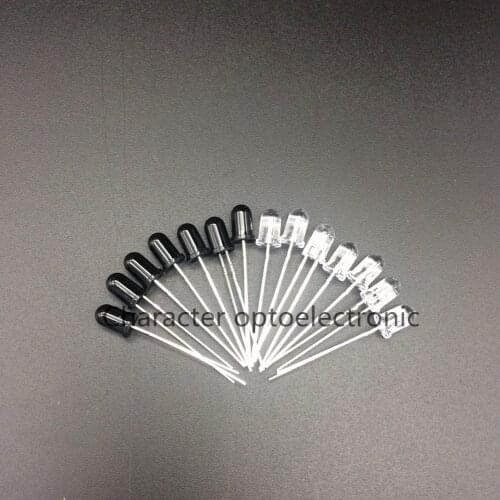 100pairs/200pcs 5mm 940nm IR LED Assorted Infrared Emitter And IR Receiver Diode Diodes 5mm 940nm IR LED Diode LED Lamp