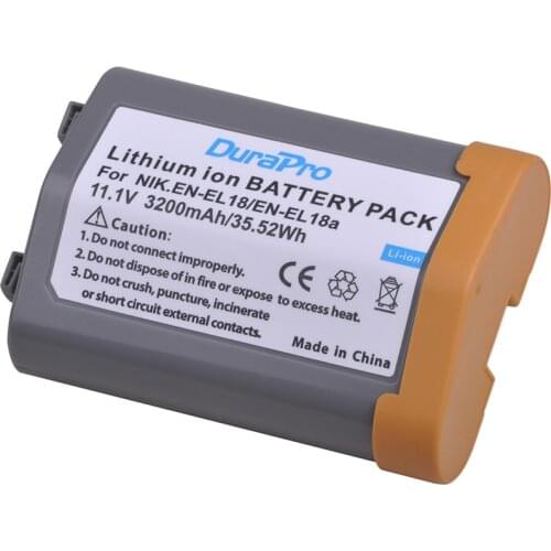 1Pc 3200mAh EN-EL18 EN EL18 ENEL18 Li-ion Camera Battery for Nikon D4,D4S,D5 Camera s for Nikon MB-D12, D800, D800E Battery grip