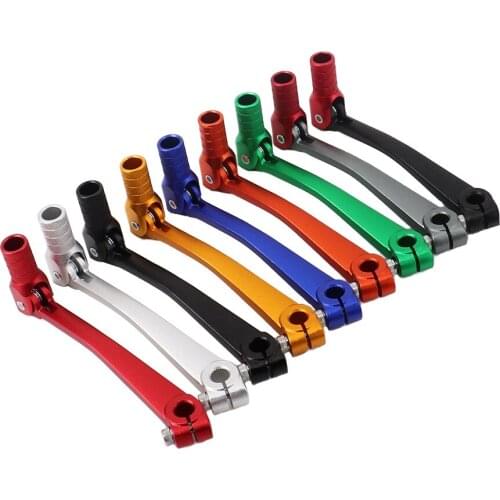 Motorcycle CNC Aluminum Folding Gear Shift Lever For Kayo Apollo Bosuer 110/125/140/150/160/250cc Dirt Bike Pit Bikes Gear Lever