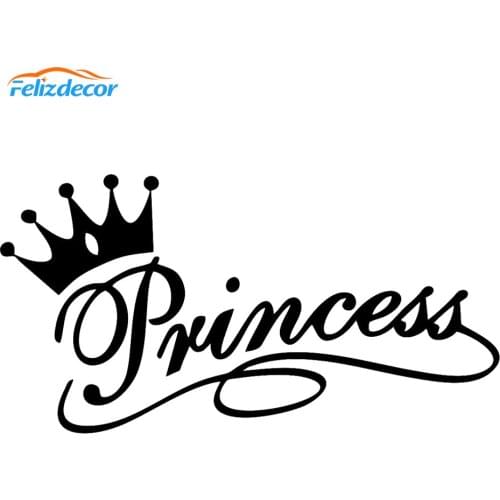 Car Stickers Baby In Car Princess Lovely Girls Creative Decals Vinyl Waterproof Auto Tuning Styling Car Decals Accessories C1054