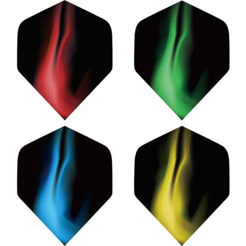 CyeeLife Dart Flights PET Colorful 9pcs Standard Accessory