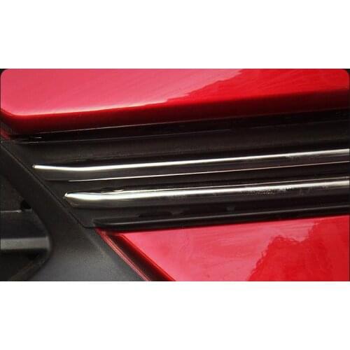 For Mazda CX-5 2018 2019 Accessories Car Front Fog Light Trim Strips decoration cover Exterior car Styling