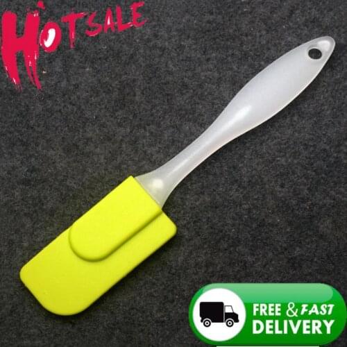Home Non-stick Butter Cooking Silicone Spatulas Beef Meat Egg Kitchen Cooking Utensils Scraper Wide Pizza Shovel Random Color
