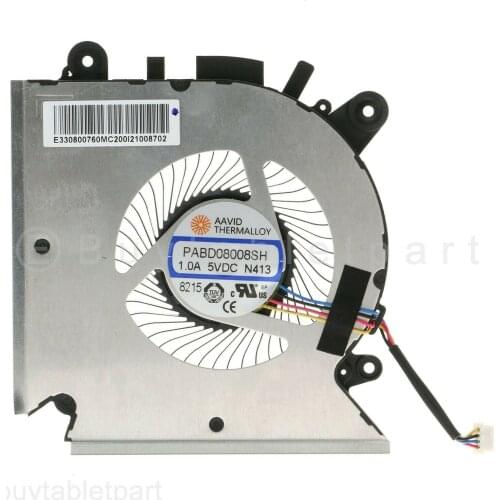 JIANGLUN NEW CPU Cooling Fan For MSI GF63 MS-16R1 MS-16R2 PABD08008SH N413 E322500300A