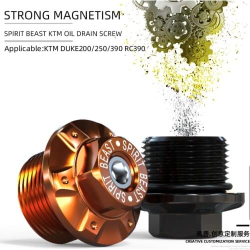 Motorcycle Magnetic Engine Oil Cap Drain Bolt Screw for DUKE200 250 390 RC390