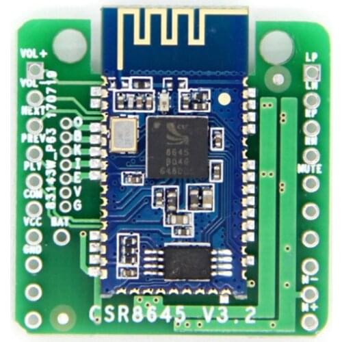 Bluetooth Power Amplifier Module 4.0 o Receiver CSR8645 APTX Dual 5W o Amplifier Lossless Band Talk Function