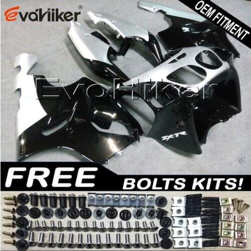 Motorcycle cowl for ZX7R 1996 1997 1998 1999 2000 2001 2002 2003 black ABS Plastic Bodywork Set