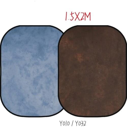 Wrinkle-Resistant dual sided Flannel Collapsible Twist Muslin Photo Video Backdrop panel,portable folding Background board