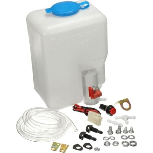 NEW Car Windshield Washer Reservoir Pump Bottle Kit 12V Jet Switch Clean Tool for Car for Boats for Marine Classic