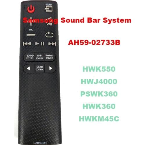 New Replae AH59-02733B For Samsung SoundBar System Remote Control HWJ4000 HWJM4000 HW-J4000 HW-K360 HW-K450 PS-WK450 PS-WK360
