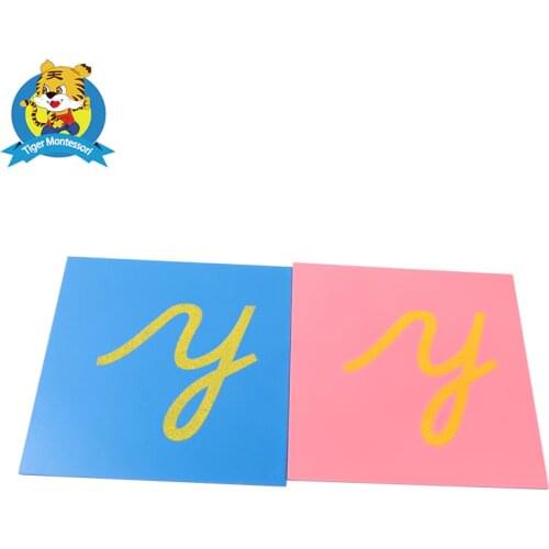 Wholesale professional montessori material wooden educational toy Sandpaper Letters L016