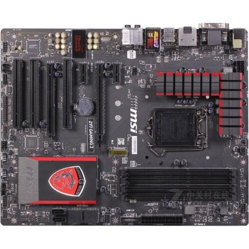 Free shipping original motherboard for MSI Z97 GAMING 3 DDR3 LGA 1150 for I3 I5 I732GB USB2.0 USB3.0 Z97 Desktop motherborad