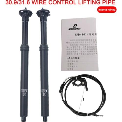 MTB Bike Internal External Routing Wire-Controlled Seatpost 30.9/31.6mm Mountain Bike Seat Post Part Bicycle Accessories