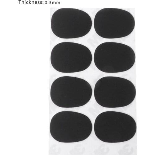 8pcs Treble/Alto/Tenor Saxophone Clarinet Mouthpiece Patches Pads Cushions 0.3mm