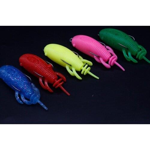 5pcs/lot 80mm 13.5g Fishing Lure Soft Lure Shad Silicone Baits Wobblers For Pike And Bass Swimbait Artificial Leurre