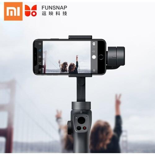 Xiaomi Handheld Gimbal Stabilizer Smart Phone Tracking Zoom Multi Angle Rotation Stabilizer Funsnap Capture 2 Pan Tilt 3 Axis