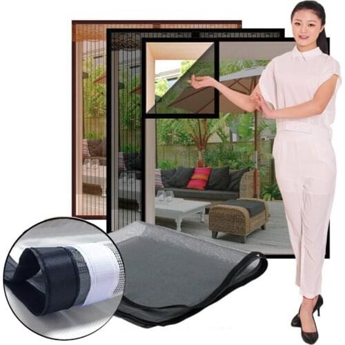 Inset Window Screen Mesh, Air Tulle Adjustable Summer Invisible Anti-Mosquito net Fiberglass Removable Washable Customize Screen