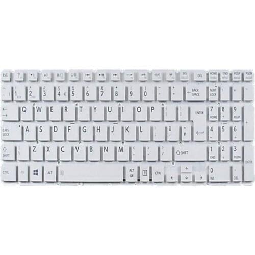 UK Layout Replacement Keyboard for TOSHIBA Satellite L50-B S50-B L50D-B L50T-B S55-B S55T-B S55D-B Laptop Keyboard High Quality