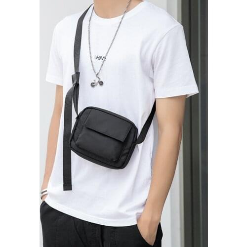 Brand Mens shoulder Crossbody bag Fashion casual Messenger bag sports Cycling Diagonal chest Pock waterproof Men shoulder bags