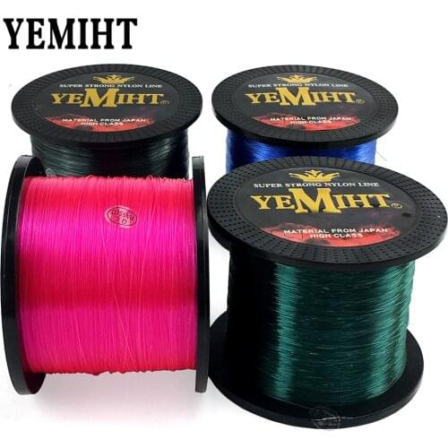 Super Strong Nylon Fishing Line 1000M 500M Japanese Durable Monofilament Sea Fishing Line 0.8-8.0