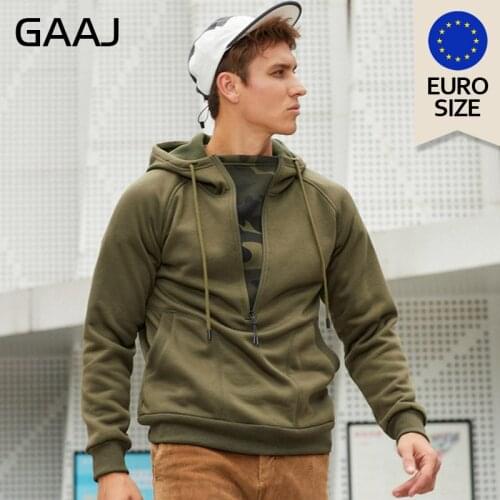 EU US Size Men Hoodie Jacket Fashion Mens Sweatshirts Solid Patchwork Hooded Casual Camouflage Streetwear Hooides Zipper Man