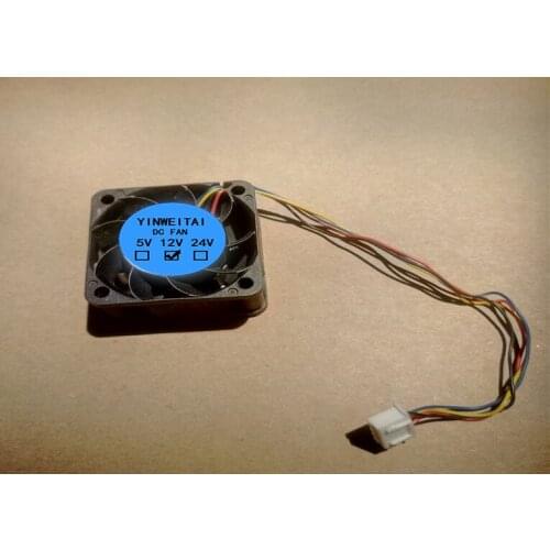 5PCS FAN FOR AVC 4020 4CM 4*4 40*40*20MM 12V 0.50A DBTA0420B2U 4 -wire speed 4CM violent fan