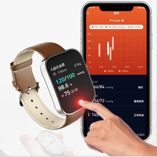IWOWN High-precision Smart H1 Watch Blood Pressure ECG Heart Rate Body Temperature Multifunctional Sports Unisex Watch