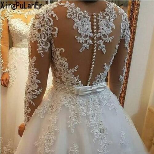 XingPuLanEr Long Sleeve Wedding Dresses