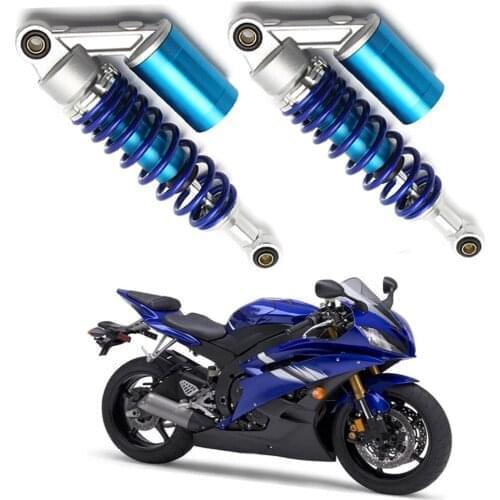 280mm Silver Blue Motorcycle Air Shock Absorber Rear Suspension ATV Quad Scooter Dirt Bike D20