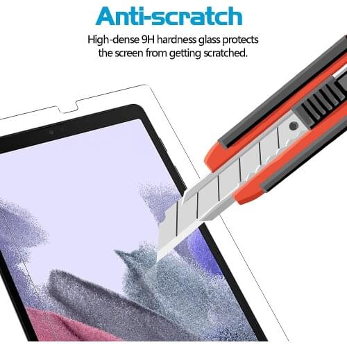 Tablet Tempered Glass Screen Protector Cover for Samsung Galaxy Tab A7 Lite Full Coverage Screen