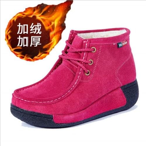 Snow Boots 2019 New Winter Warm Outdoor Womens Boots Black Wear-resistant Non-slip Fashion Casual Winter boots
