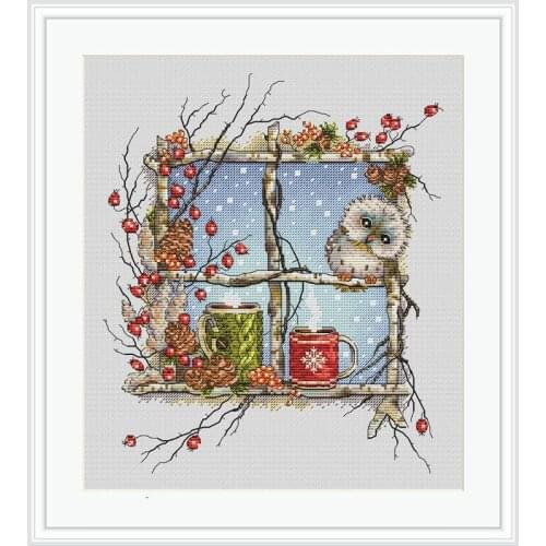 ZZ2575 For Needlework Kit NOT PRINTED Cross stich Painting Set Cross Stitch Kits Cross-stitch Embroidery Set Stitch Kits Cross