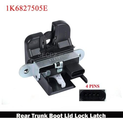 1K6827505E 5K0827505A 5M0827505E 1P0827505D Rear Trunk Boot Lid Lock Latch For VW Passat B6 B7 GOLF MK5 6 GTI PASSAT POLO TIGUAN