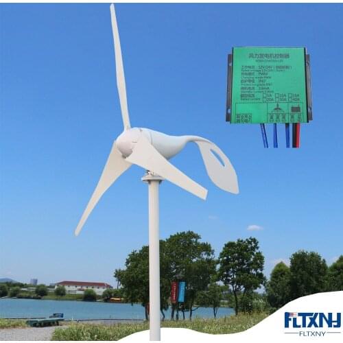 800W 12V24V AC 3-phase Wind Generato Horizontal Axisr Wind Turbine With Free PWM Charge Controller For Home Use