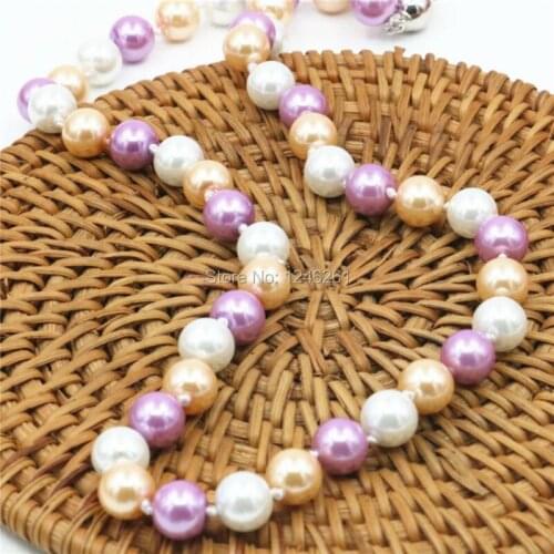 8mm Accessories Colorful Glass Lucky Loose Beads DIY Ball Stones Necklace Chain Women Girls Hallowmas Gifts DIY Jewelry Making