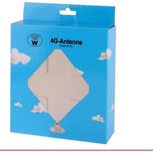 35dBi 4G Antenna doubleSMA-male Connector indoor Antenna square Antenna for huawei B593 B890 B310 B315