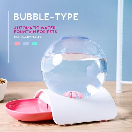 2.8L Pet Bubble automatic drinking device large capacity environmentally friendly material simple design pet supplies