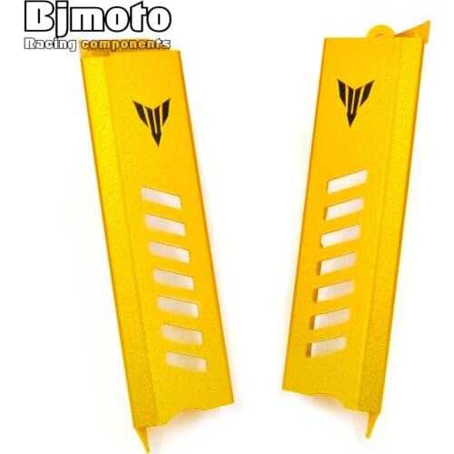 Bjmoto motorcycle Aluminum Radiator Side Protective Guard Cover For Yamaha MT09 MT-09 MT 09 FZ09 FZ-09 2013 2014 2015 2016