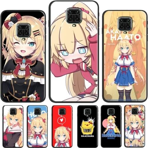 Akai Haato Haachama Hololive Case For Xiaomi Redmi Note 9 Pro Case For Redmi Note 8 Pro Note 9S 8T 7 9 9A 9C Cover