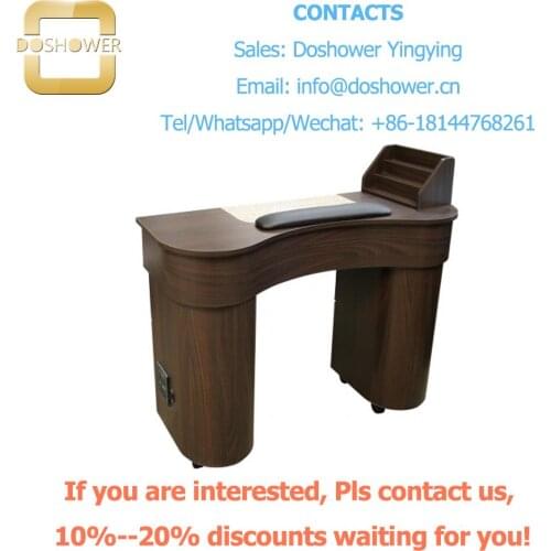 Doshower DS-W1774-A modern manicure table with portable manicure table for manicure table nail desk wholesale