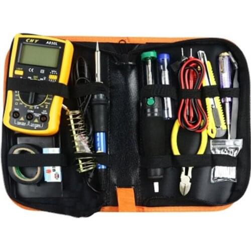 Adjustable Temperature Electric Soldering Iron kit 220V 60W Welding Iron Electronic Repair Tool