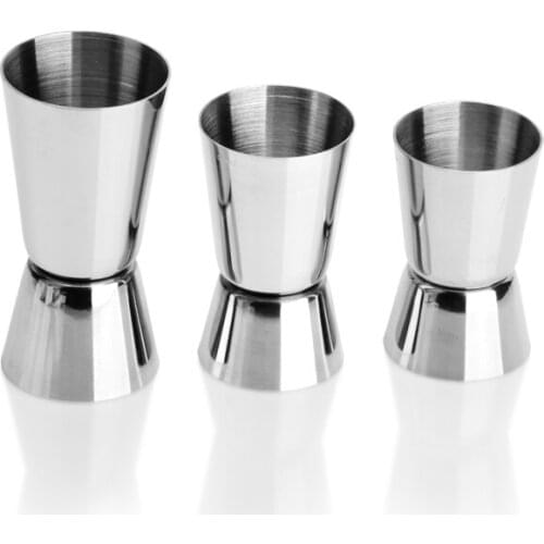 Kitchen Gadgets Bar Tools Stainless Steel Straight edge Cocktail Wine Rim Ounce Measuring Cup
