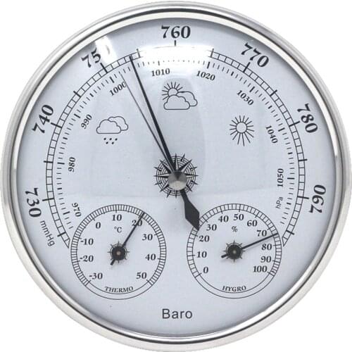 Temperature Humidity Atmospheric Pressure Monitor Meter 3 in 1 Weather Station Household Thermometer Hygrometer barometer