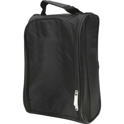 Nylon Golf Shoe Bag Portable Breathable Large Capacity Golf Shoes Storage Zipped Sports Bags Case Organizer