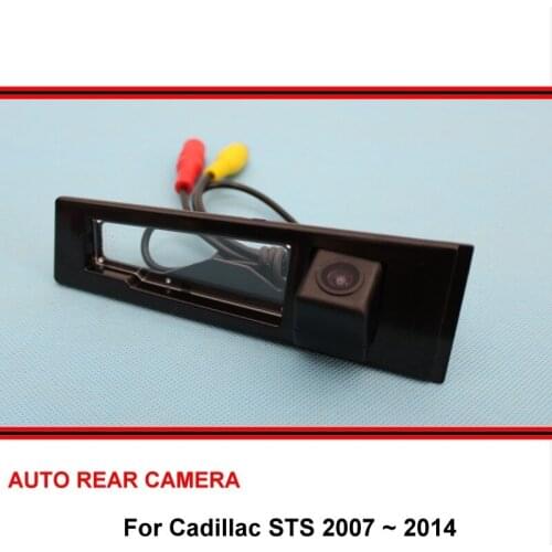 Night Vision For Cadillac STS 2007 ~ 2014 Waterproof Car Reverse Backup Rearview Parking Rear View Camera HD CCD