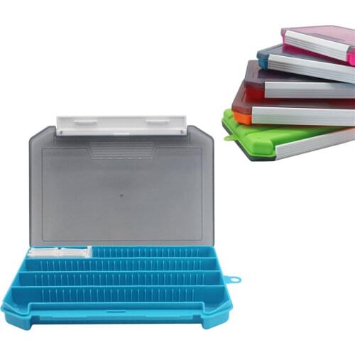 Transparent Fishing Box Fishing Accessories lure Hook Boxes Storage SIngle Sided Fishing Tackle Storage Box Fish Supplies Case
